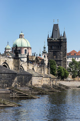 Charles bridge in Prague, Czech republic