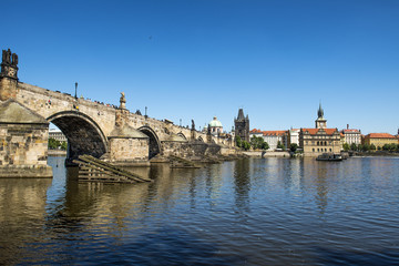 Charles bridge in Prague, Czech republic