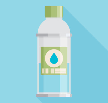 Vector Illustration of bottle of water