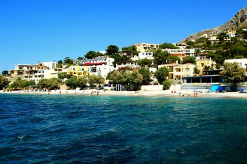 Küste der Insel Kalymnos, Griechenland