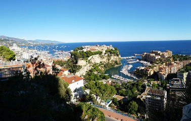 Fototapeta na wymiar Vue panoramique de Monaco