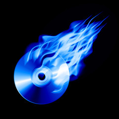 CD in fire