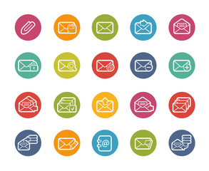 E-mail Icons -- Printemps Series