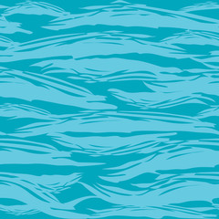 Fototapeta na wymiar Seamless blue waves background in grunge style