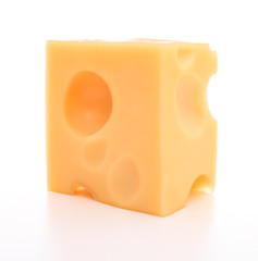 cheese isolated on white background cutout