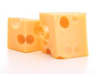 cheese isolated on white background cutout
