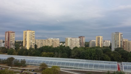 Obraz premium Warsaw city viw