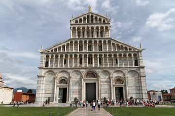 Fototapeta na wymiar La cathédrale (Duomo) de Pise