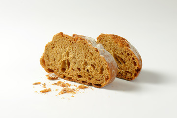 Crusty rye bread