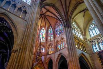 Obraz premium Inside a church, Bayonne, France