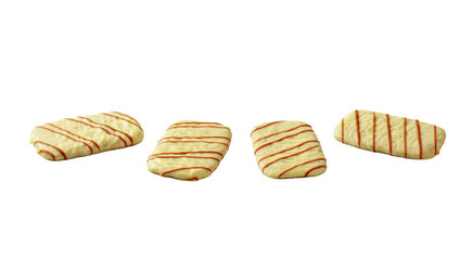 Belgian chocolate butter biscuits