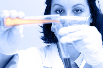 Laboratory research, photography