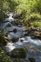 National park in the Austria, Tscheppaschlucht, Carinthia, high resolution photos of waterfalls, river, path, stairs, bridges