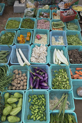 ASIA MYANMAR MANDALAY MARKET FEGETABLE
