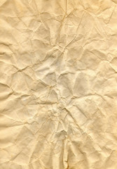 Texture of crumpled paper