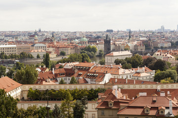 Вид на Прагу. Чехия.