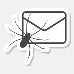 Spam letter with spiders