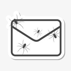 Spam letter with spiders