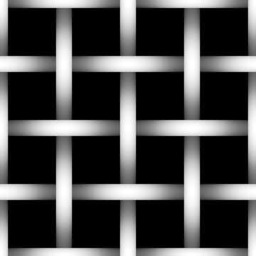 Tone depth wire net  silhouette on black background