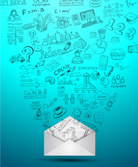 Fototapeta premium Clean Infographic Layout Template for data and information analysis