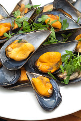 Mussels with parsley