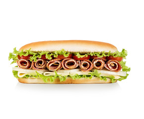 Sandwich isolated on white background