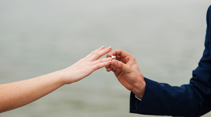 Young beautiful couple