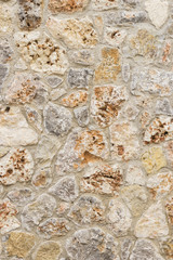 Rustikale Steinmauer Grau Stein Textur