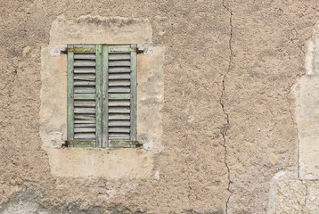 Grunge Kulisse Altes Fenster Nostalgisch