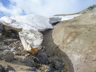 glacier detail in Iceland