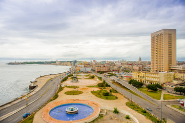 Panorama of Havana city Vedado District
