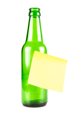 Flasche Zettel 