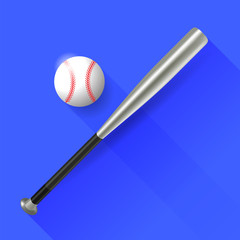 Baseball Bat and Ball 