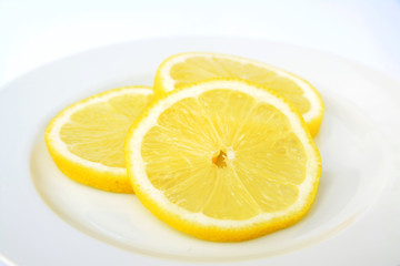 Fototapeta na wymiar three lemons