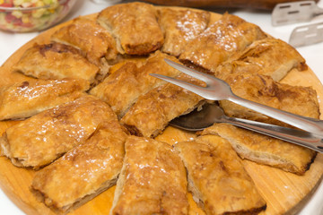 Strukle  - famous Croatian appetizer made with fresh cheese from