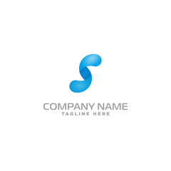Blue S Company Logo.