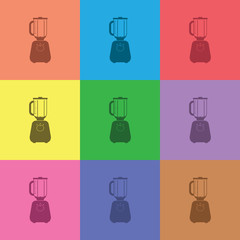 Naklejka premium illustration of food and kitchen icon