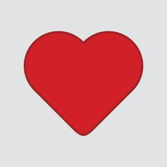 Heart icon. One of set web icons