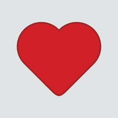 Heart icon. One of set web icons