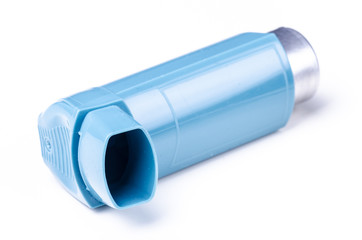 Turquoise asthma inhaler