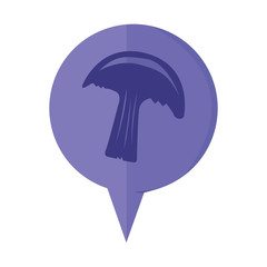 vector illustration of modern icon mushroom