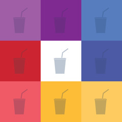 vector illustration of modern icon cofee