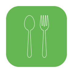 illustration of food and kitchen icon