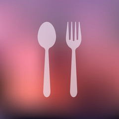 illustration of food and kitchen icon