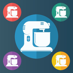 illustration of food and kitchen icon