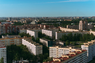 SAINT-PETERSBURG, RUSSIA. SUMMER 2015. general views of the city