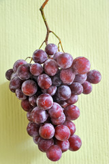 dark purple grapes