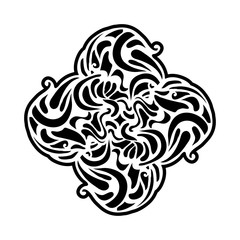 ornamental stylized cross