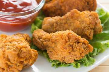 fried crispy chicken