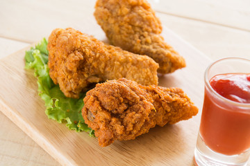fried crispy chicken
